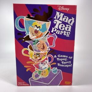 Disney Alice In Wonderland Mad Tea Party Funko Card Game
